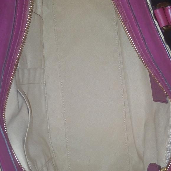 Coach Brooke Carryall Red and Tan Shoulder Bag - Picture 11 of 13